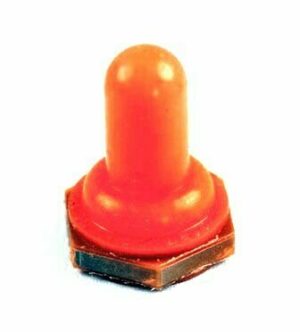 K-FOUR SWITCHES Part Number: 19-532 : SWITCH LEVER COVERS FOR 04-1300 SERIES SWITCHES, HOT ORANGE